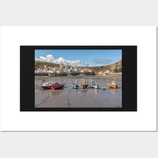 Staithes Harbour Posters and Art